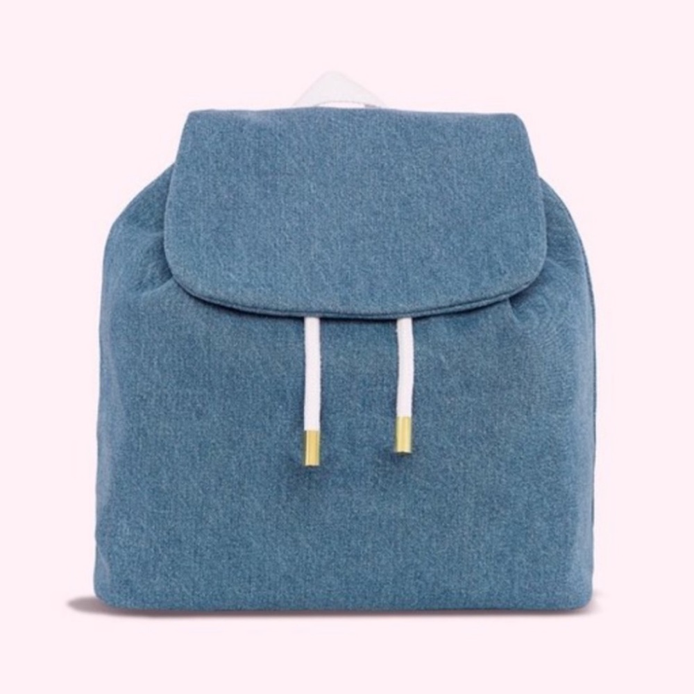 SCL NWT Denim Flap Backpack